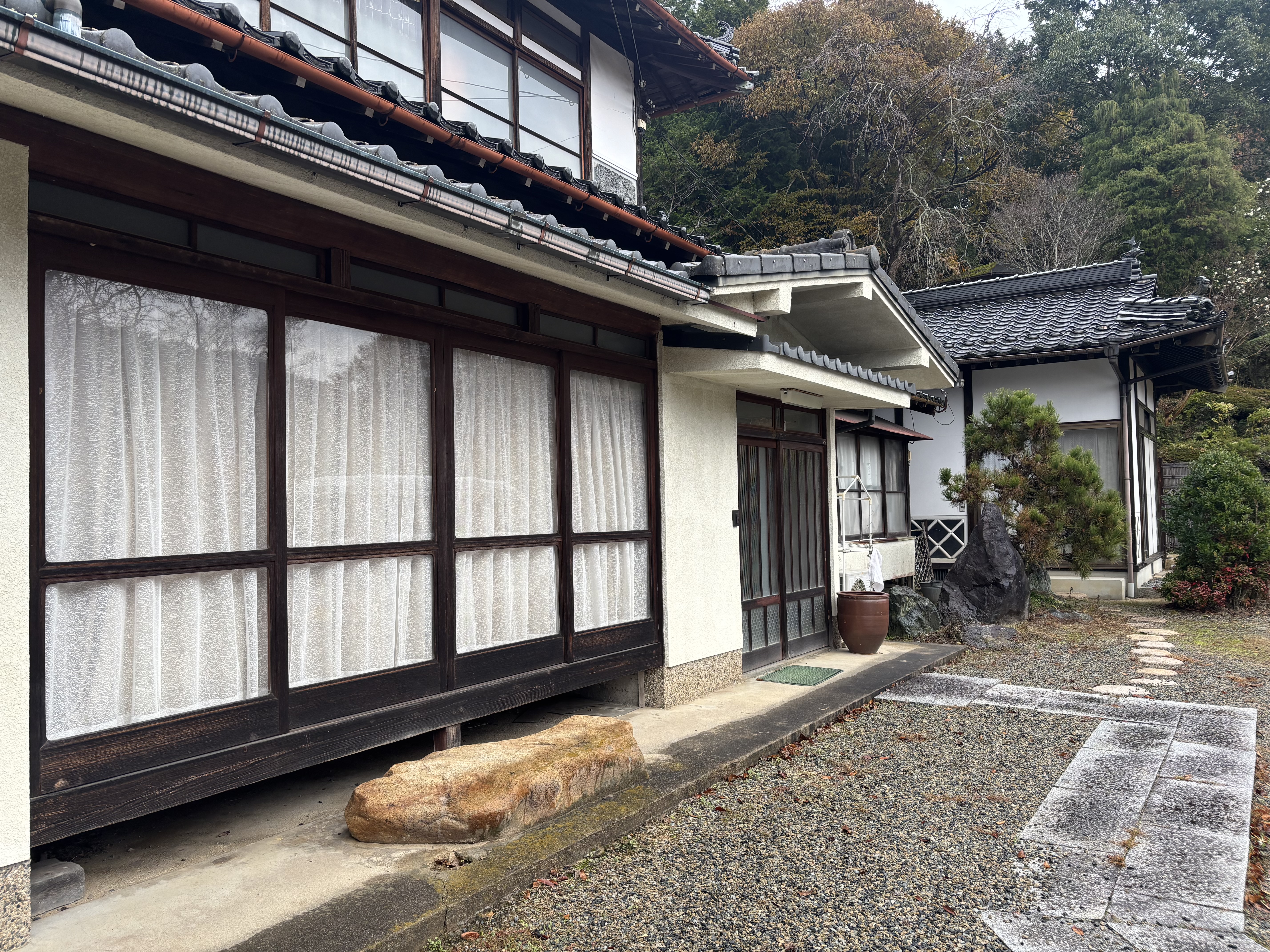 浴室で富士山が眺められるおうち。