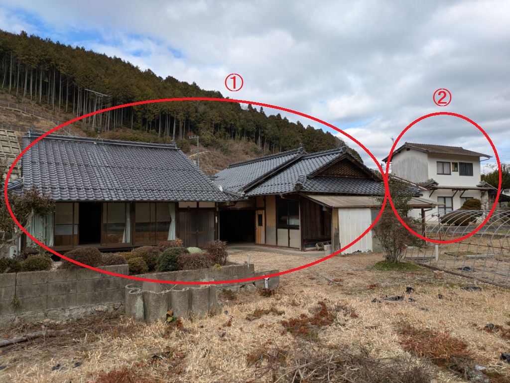 市民センター・郵便局すぐ近く！広めの農地！2階建て離れ付き物件！